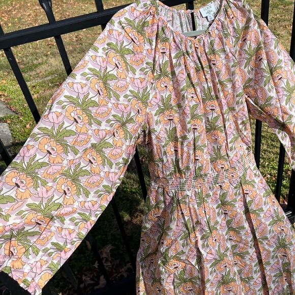 J Crew Smocked Waist Mini Dress in Liberty® Butterfield Poppy Fabric NWT - Picture 6 of 15